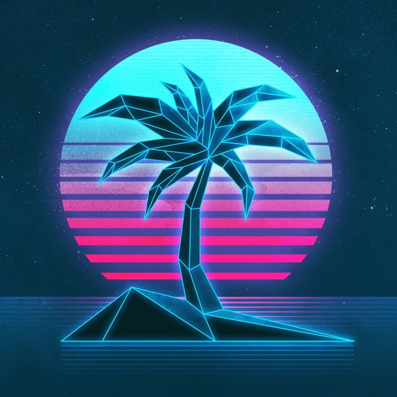 texture, 1980s, neon, vaporwave, 480P