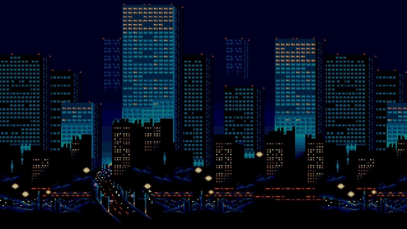 vaporwave, 1080P, pixel art