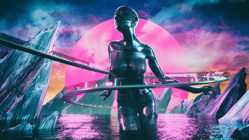 Cyber, Music, 80s, Girl, Retrouve, Outrun, Cyberpunk, 1080P, 80s, Background, Synth, Synthwave, New Retro Wave, Retro Synthwave, Retrowave, Futuresynth