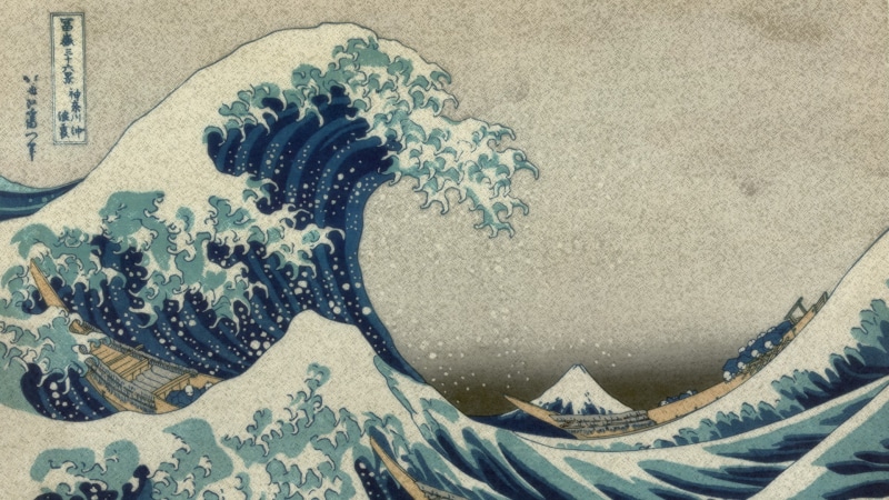 great, metal, 1080P, px, kanagawa, the great wave off kanagawa, alchemist, art, hd, full, Mount Fuji, anime, mount, fuji, Hokusai, x, 1920x1080 px, wave