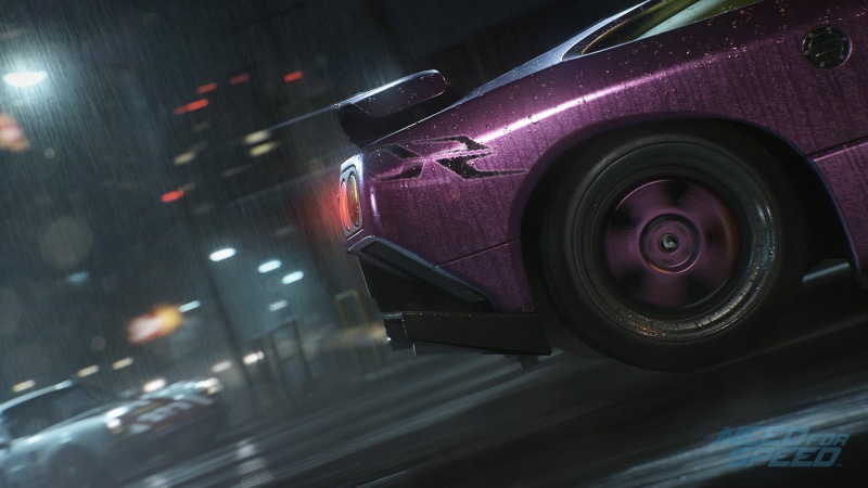 no people, motor vehicle, video games, reflection, car, 2015, Need for Speed, tire, vehicle interior, street, digital, close-up, transportation