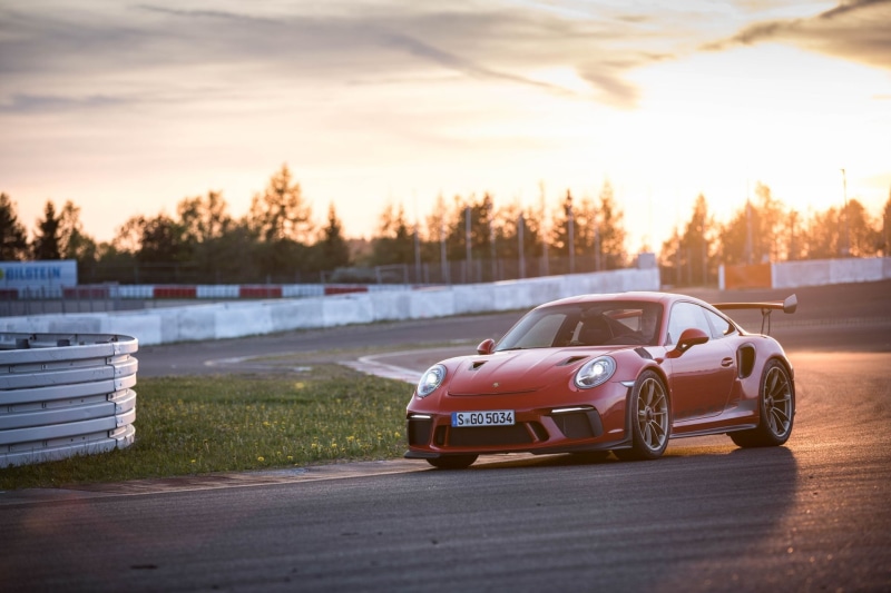 1080P, sky, auto racing, speed, transportation, mode of transportation, motion, cloud - sky, no people, 2019 Porsche 911, motor vehicle, car, nature, land vehicle