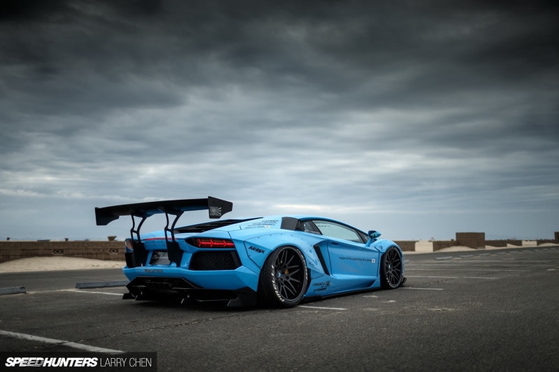 Lamborghini Aventador, mode of transportation, no people, land, stationary, travel, LB Works, sky, day, nature, transportation, car, sign, motor vehicle