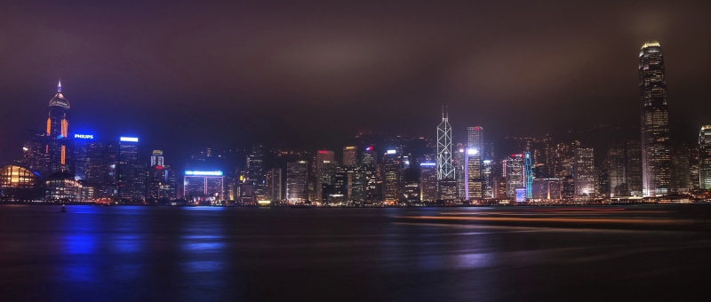 skyscraper, building Exterior, night, high rise buildings, Photomatix, nighttime, united Arab Emirates, famous Place, urban Skyline, photography, skyline