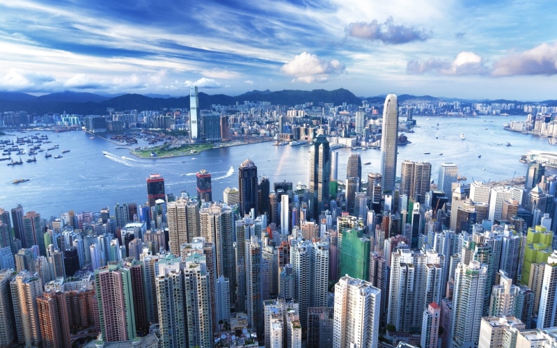 skyscraper, hong Kong Island, building, finance, urban Skyline, residential district, tall - High, victoria Peak, tower, building Exterior, waterfront