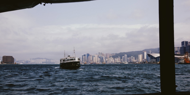 harbour, city, nature, watercraft, mode of transportation, vehicle, day, no people, bay, hong kong, navy, building, boat, nautical vessel, star ferry, sky