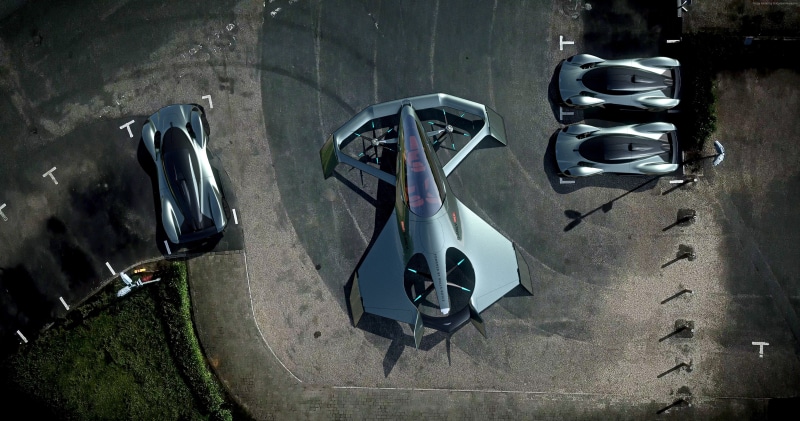 4K, Aston Martin VVC, 4K, Flying Taxi