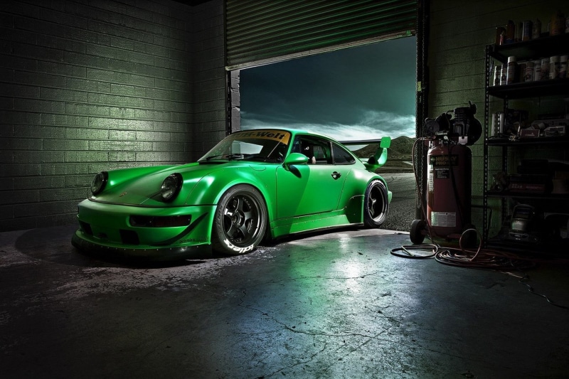 Car, retro styled, Carrera, headlight, new, old, reflection, motor Vehicle, modern, metal, mode of Transport, Garage, Beautiful, small, vintage car, land Vehicle