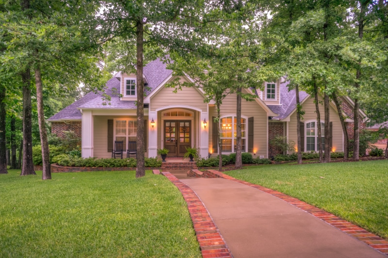 grass, house, window, nature, exterior home, landscaping, no people, real, home exterior, front or back yard, door, brown, dwelling, residential district
