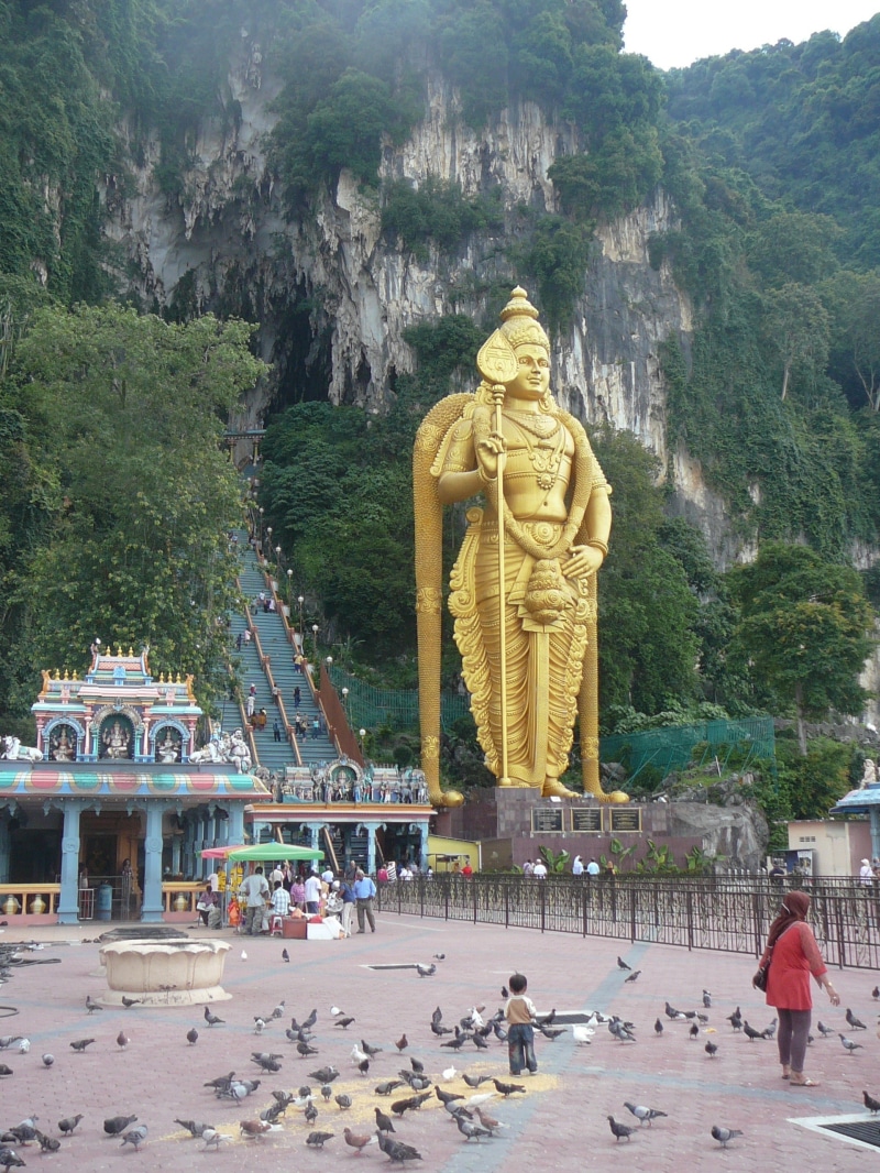 visit, batu, day, kuala, men, religion, stairs, vacation, lord, culture, malaysia, tourist, lumpur, outdoors, leisure activity, monument, limestone, murugan