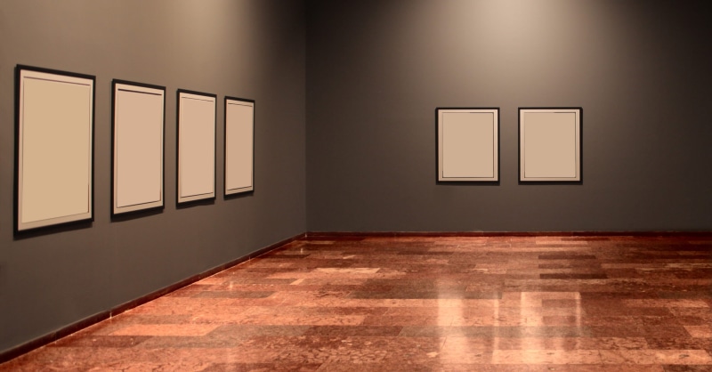 light, paintings, domestic room, white, architecture, display, indoor, paint, creative, abstract, grey, style, exhibition, art museum, 2K, background