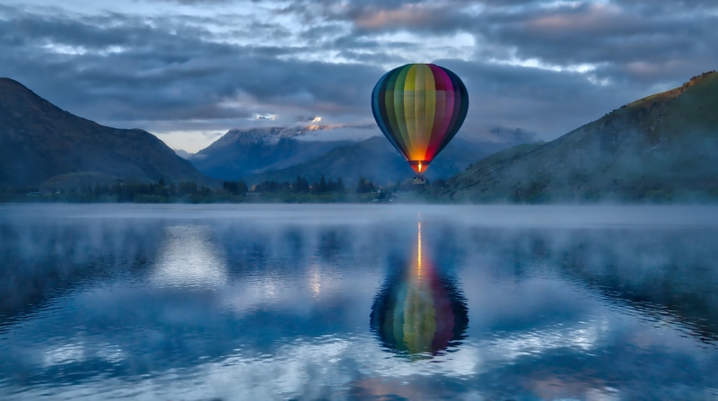 adventure, Daily, Queenstown  New  Zealand, cloud, Snow, HDR Photography, photography, Time, Clouds, sky, sport, balloon, Colour, Road, nature, In The Morning
