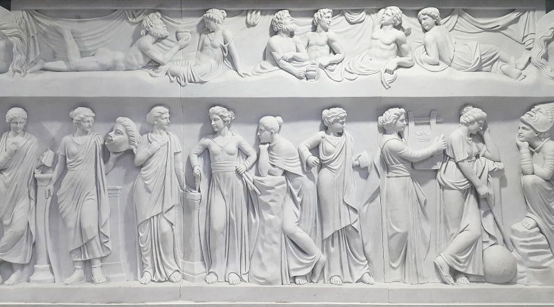 art and craft, white, human representation, the past, roman, greek mythology, female likeness, classical style, architecture, representation, greece, side by side