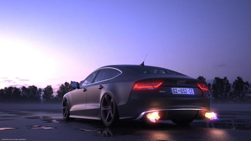 speed, illuminated, mode of transportation, car, on the move, clear sky, driving, outdoors, motion, digital composite, nature, motor vehicle, transportation