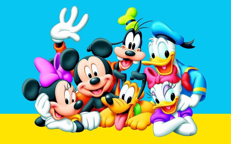 pluto, daisy, mouse, hd, goofy, duck, donald, 2K, cartoon, mickey