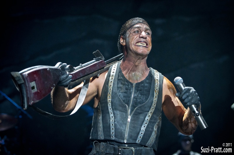 smiling, men, cheerful, arts culture and entertainment, portrait, music, adult, males, 4K, one person, s, Rammstein, artist, happiness, metal music, vest