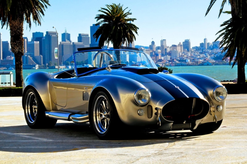 shelby, vintage, gray, sports, corvertible, blue, super, ac, cars, cobra, antique, classic, 1080P, convertible