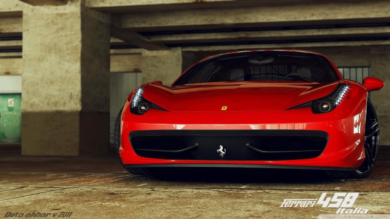 no people, architecture, vintage car, built structure, retro styled, red cars, car, motor vehicle, Ferrari, sports car, transportation, mode of transportation