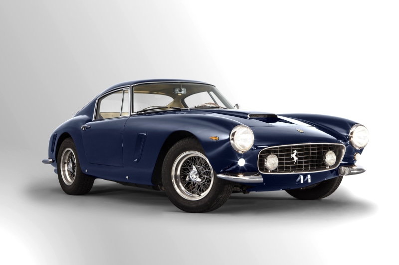 silver colored, wealth, 4K, car, sports car, studio shot, metal, transportation, shiny, Ferrari, modern, wheel, luxury, retro styled, cut out, vintage car