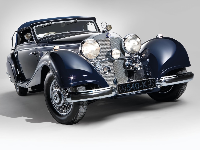 side view, 1080P, vintage, mode of transportation, luxury, vehicle, retro styled, silver - metal, elegance, Oldtimer, metal, headlight, gray, chrome, wealth