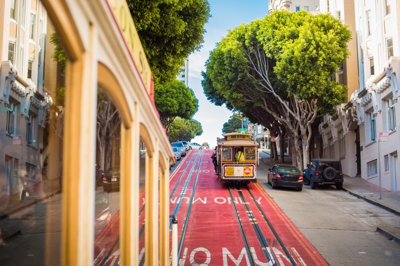 cityscape, streets, traditional, traveling, day, built Structure, top, icons, city, street, tourists, travel Destinations, Cable Cars in San Francisco