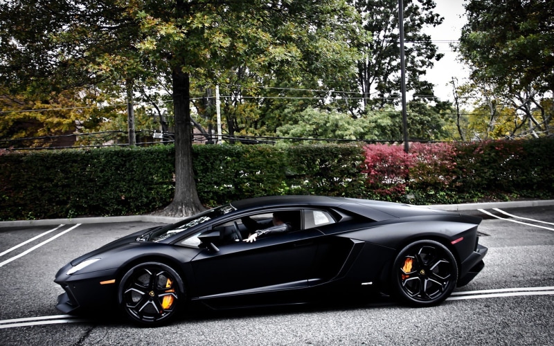 sports, growth, nature, day, transportation, plant, stationary, outdoors, luxury, no people, car, road, retro styled, Lamborghini Aventador, Lamborghini