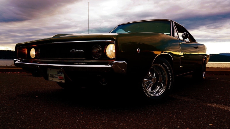 Dodge Charger RT, road, muscle cars, 1080P, Dodge Charger RT 1968, Dodge, car, Dodge Charger