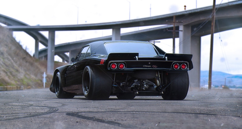 Muscle, transportation, outdoors, competition, land vehicle, auto racing, sport, built structure, 1080P, Black, focus on foreground, sports race, on the move