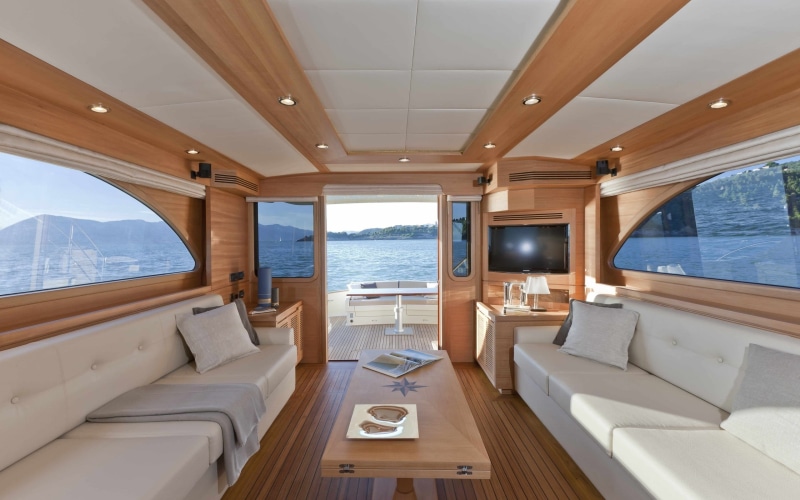 seat, white, indoors, scenics - nature, ceiling, boat, modern, 2K, bed, interior, deck, frame, boat deck, window, brown, furniture, sea, absence, mattress