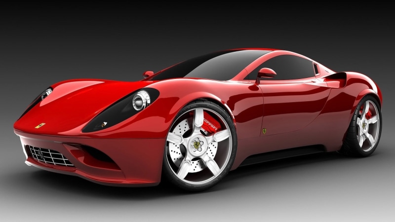 personal land vehicle, convertible, elegance, mode of transportation, car, land vehicle, studio shot, clean, gray, bed, transportation, red, indoors, wealth