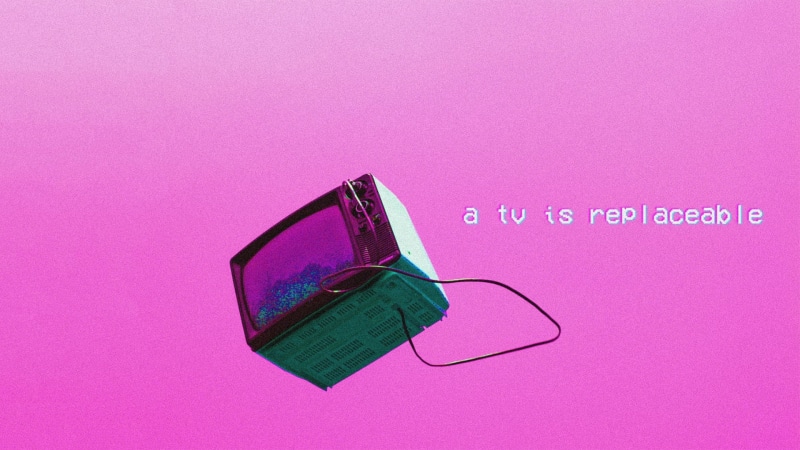 1080P, Depressing, Pink Background, vaporwave, Truth, TV