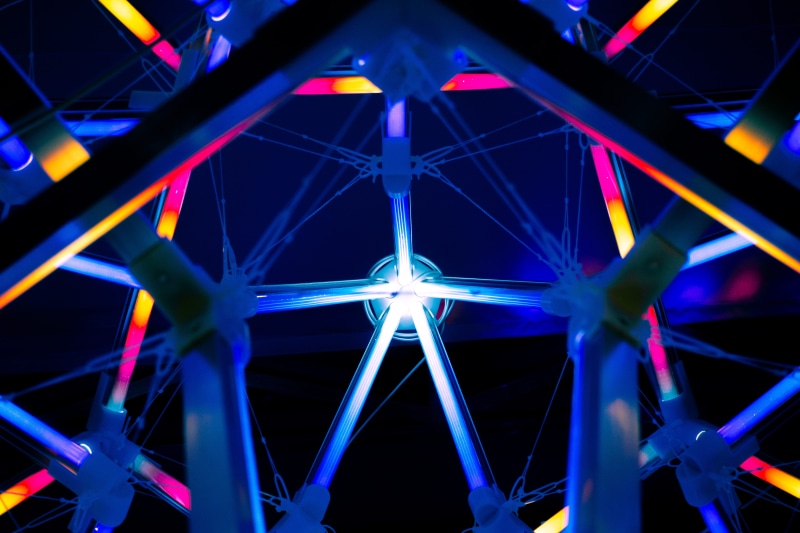 color, ceiling colours, ball, arts culture and entertainment, framing, colorful, abstract, close-up, science, pink, amusement park, studio shot, lighting equipment