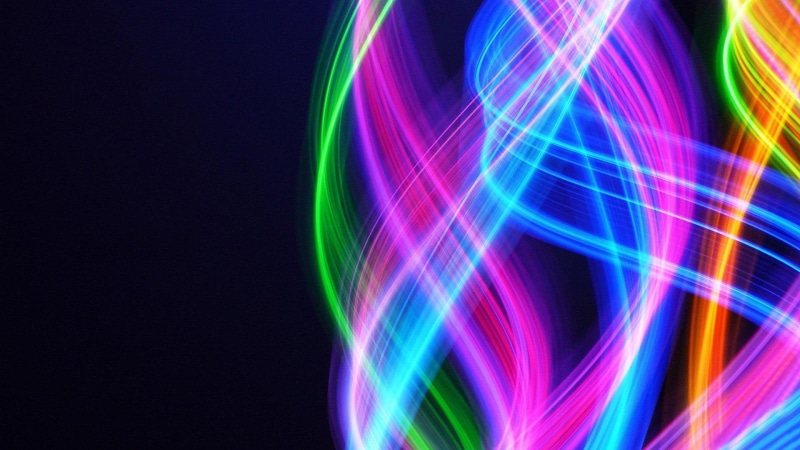 waves, wave, green, 1920x1080, 1080P, pink, abstract, blue, colors, spiral, neon