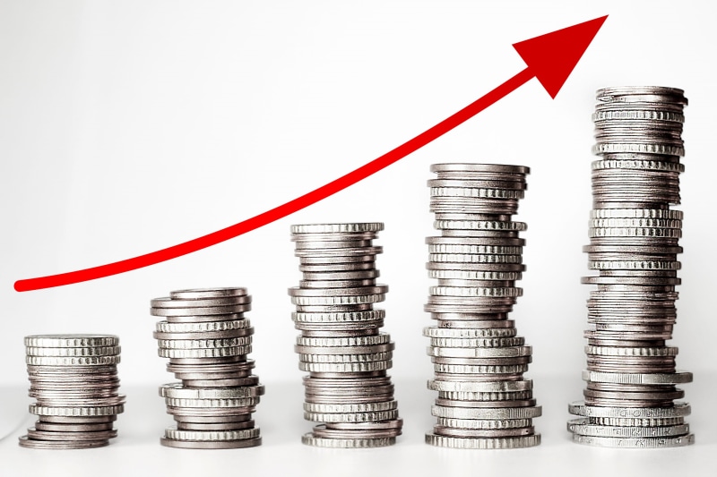 diagram, silver colored, invest, consumerism, trading, coins, rich, piles, stacked, stacks, income, financial, rate, reflection, shares, finance, flow