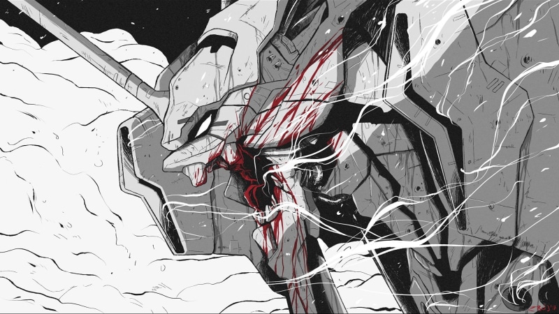 backgrounds, no people, 1080P, art and craft, breaking, chaos, creativity, tangled, Evangelion, day, Neon Genesis Evangelion, abstract, Evangelion Unit-01