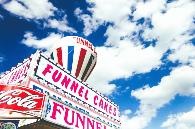 arts culture and entertainment, photo, cloud - sky, architecture, emotion, blue, sign, outdoors, no people, signage, clouds, text, cakes, daytime, amusement park