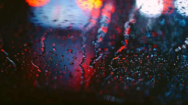 bokeh, wet, dews, glass - material, water drops, 1080P, car, rain, rainy season, nature, selective focus, drop, monsoon, close-up, macro, light, illuminated