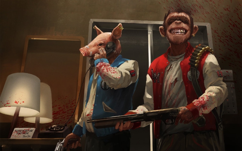 1080P, Hotline Miami, games art