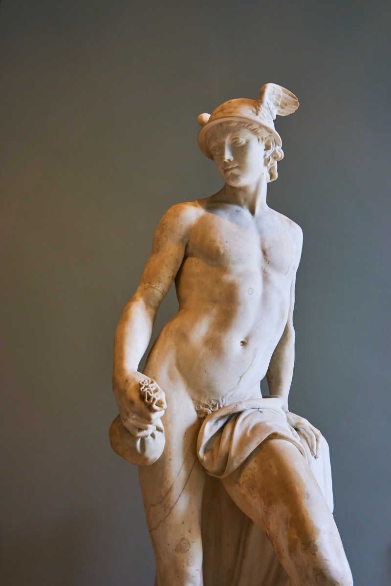 gray, marble, cut out, art, studio shot, greek, male likeness, louvre, indoors, museum, art and craft, artwork, male, sculpture, god, creativity, france