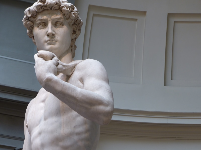 Michelangelo, representation, angle, human representation, man, young adult, italy, art and craft, looking at camera, marble, male likeness, architecture