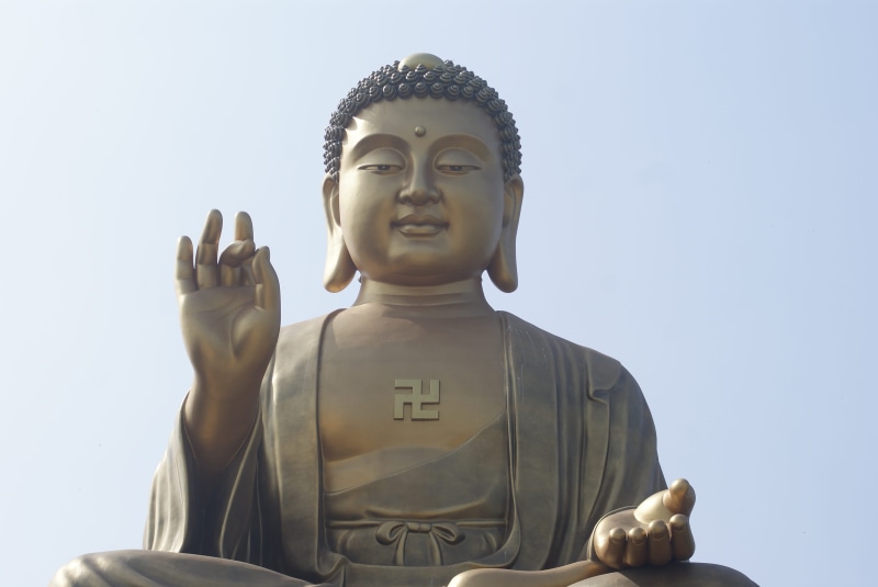 Buddha Statue, creativity, sculpture, idol, buddhism, human representation, architecture, day, Gautama Buddha, belief, praying, cultures, no people, meditating