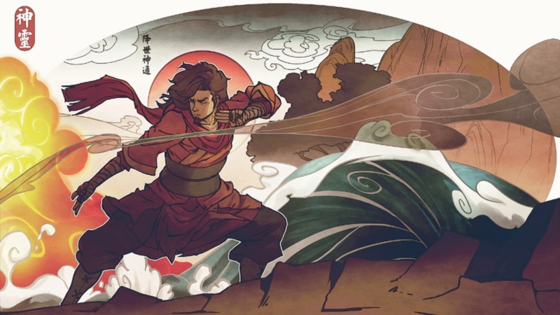 The Legend of Korra, artist, pants, Avatar: The Last Airbender, 1080P, representation, wearing, paint, mural, two people, men, indoors, female likeness
