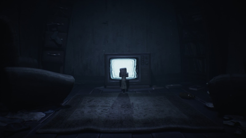 Little Nightmares 2, horror, TV, raincoat, Little Nightmares, hallway, 1080P, video games, spooky, flashlight, city, friendship