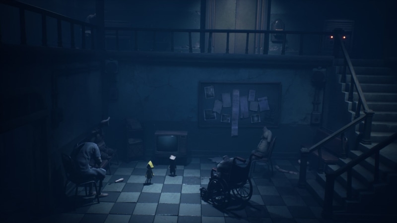 Little Nightmares 2, 1080P, video games, city, horror, hallway, Little Nightmares, flashlight, raincoat, friendship, spooky, TV