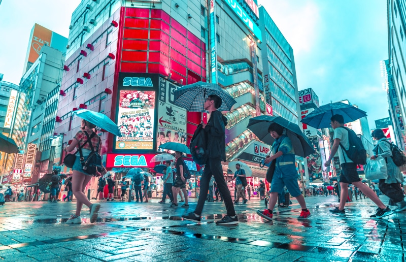 taitō, building, street, group of people, women, shorts, urban, walking, person, adult, suit, clothing, human, day, apparel, built structure, crowd, akihabara