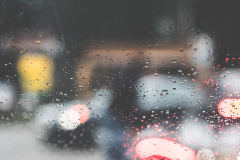 traffic, rain drops, Windshield, drop, defocused, transparent, rainy season, wet, street, mode of transportation, land vehicle, Car, nature, backgrounds
