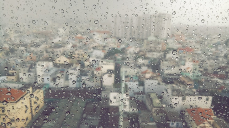 glass, indoors, rain, water, buildings, view, high, textured, backgrounds, no people, rise, full frame, wet, weather, transparent, glass - material, rainy