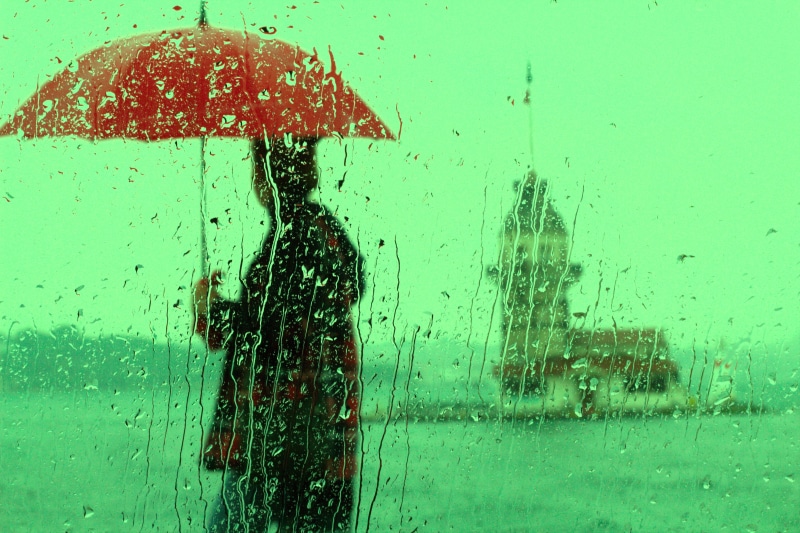 street, outdoors, Bosphorus, Maidens  tower, Human, man, one, atmospheric, drop, wet, holding, raindrop, tower, s, Maidens Tower, rain, Turkey, woman, maiden