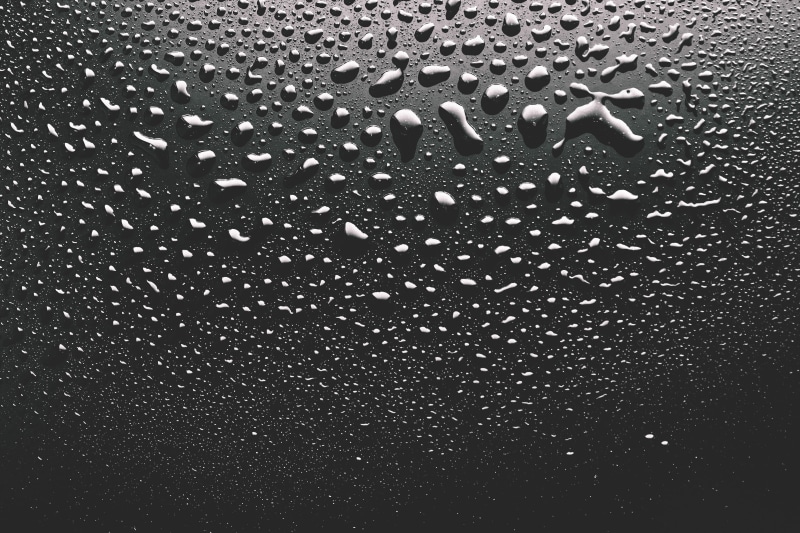 indoors, dew, reflection, textured, drops, 4K, cleaning, black color, nature, weather, high angle view, bubble, cold - Temperature, Water, raindrop, liquid