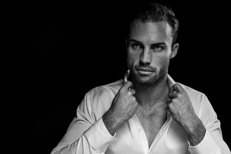 cut out, one Man Only, young men, mid adult, male, collar, caucasian Ethnicity, males, shirt, dress, people, front view, wearing, background, contemplation